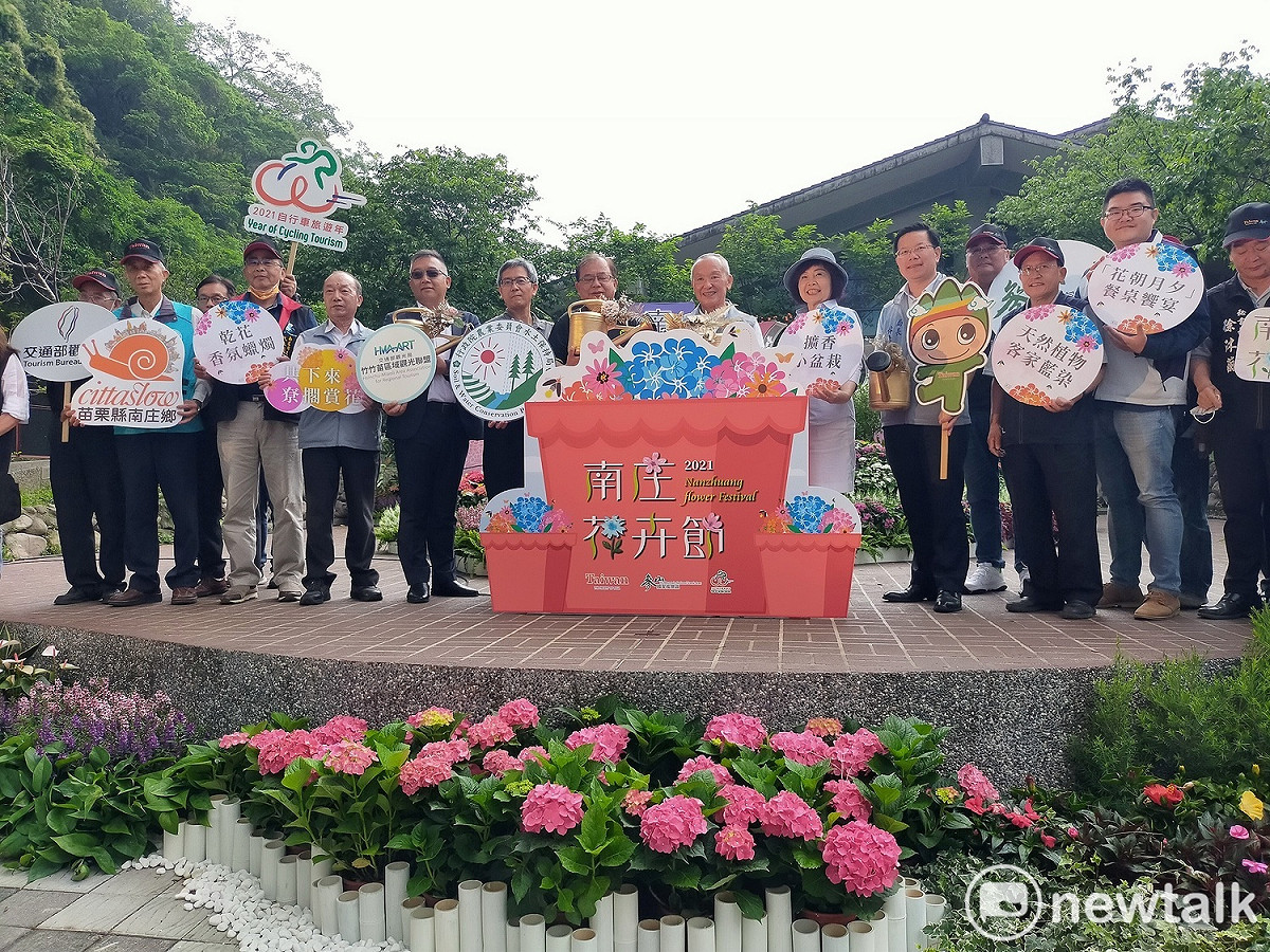 南庄花卉節五一起跑。 唐復年/攝