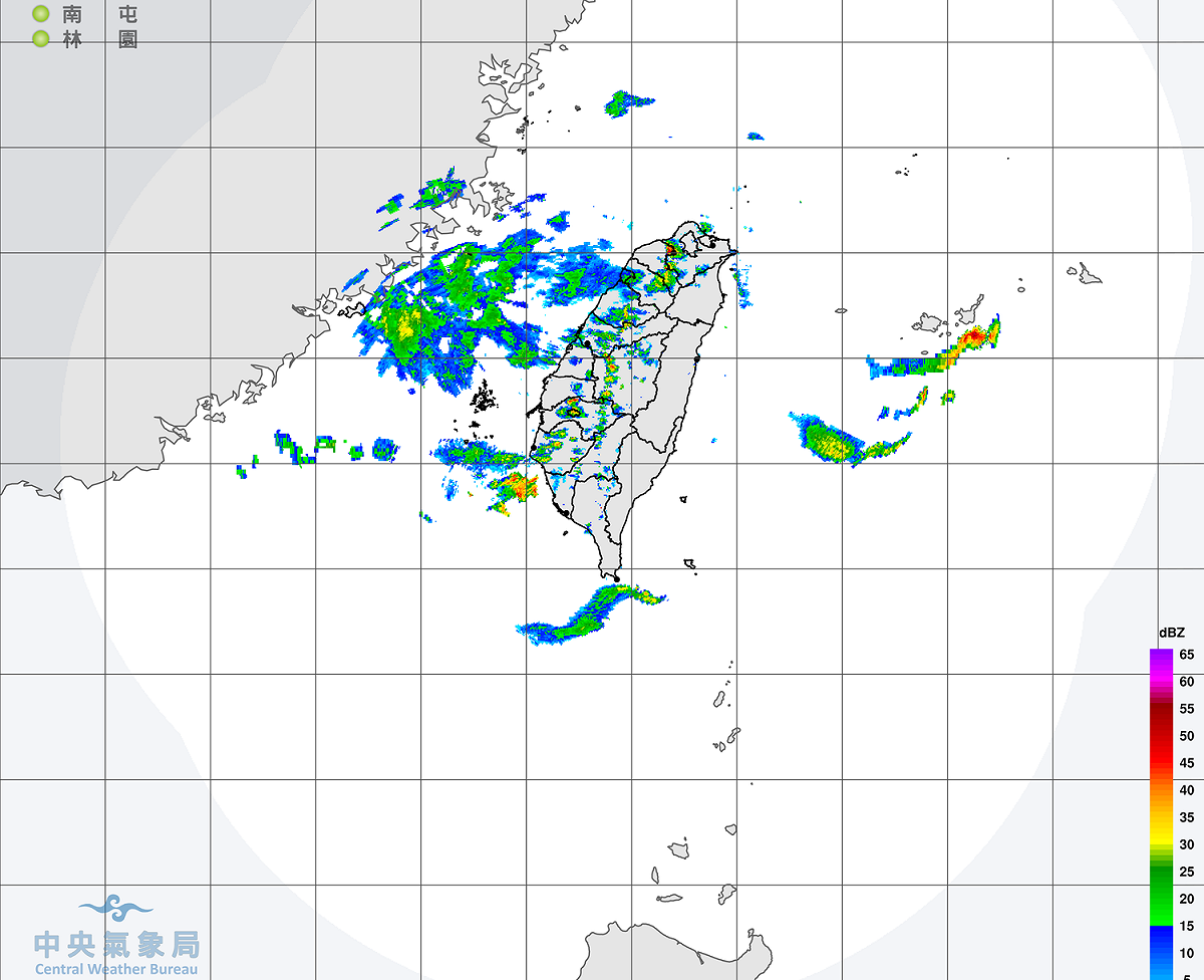 天氣風險公司表示，今日因濕暖空氣影響，西半部午後熱對流已開始發展。 圖：中央氣象局／提供