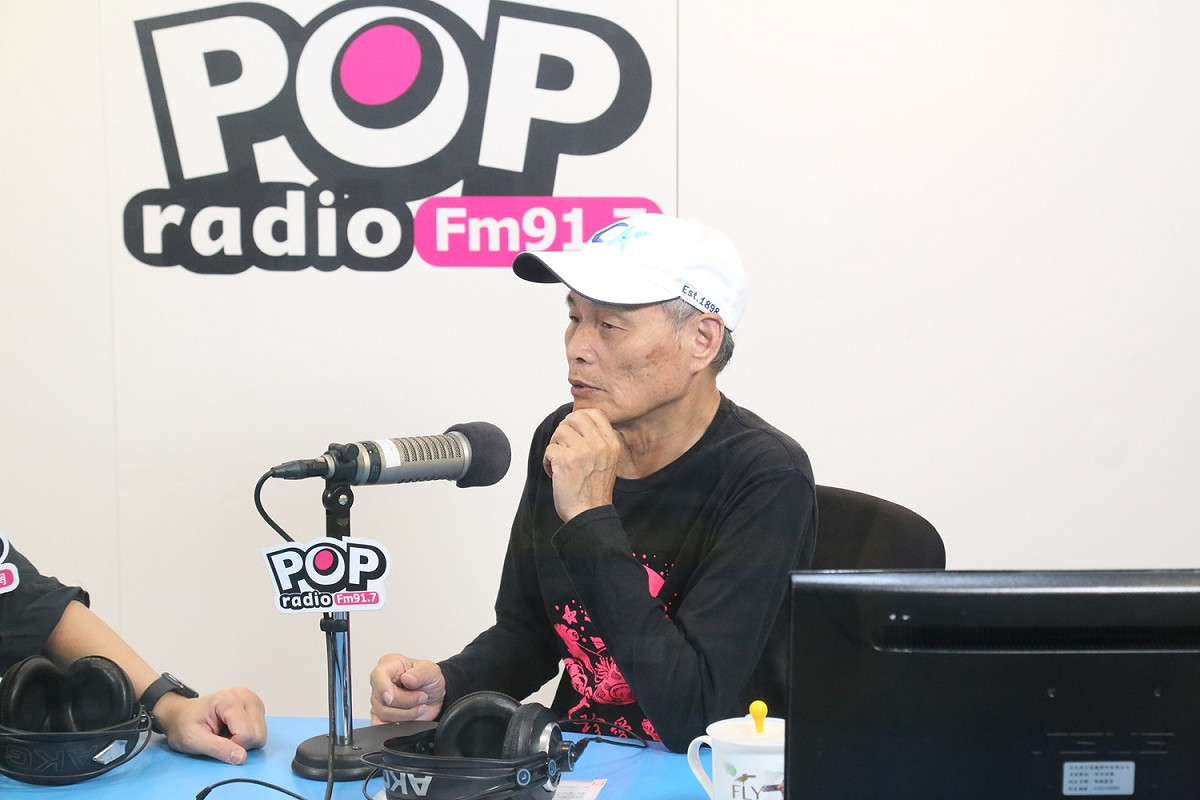 珍愛藻礁公投領銜人潘忠政。 圖：《POP撞新聞》／提供