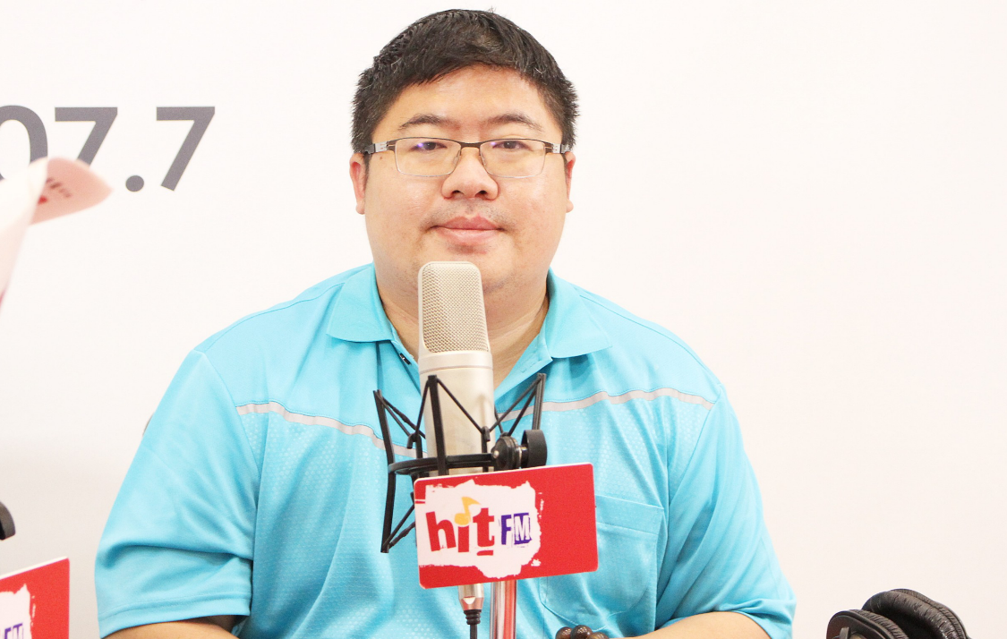 蔡易餘透露，經過29天努力，體重已從109公斤降到104公斤。 圖:Hit Fm《周玉蔻嗆新聞》製作單位提供