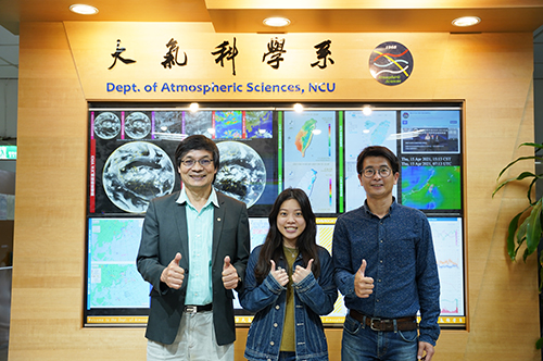 中央大學研究證實，空污改變了桃園降雨特徵。 圖：中央大學／提供