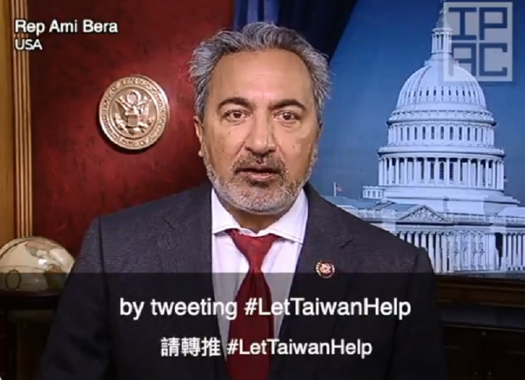 美國衆院外委會亞太小組主席貝拉（Ami Bera）表示，北京試圖孤立臺灣參與國際組織，這是錯誤且危險的。「如果臺灣被遺落，我們將受苦。」