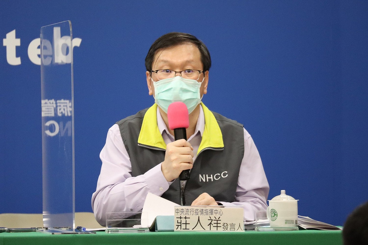 中央流行疫情指揮中心發言人莊人祥。 圖：中央流行疫情指揮中心/提供（資料照）