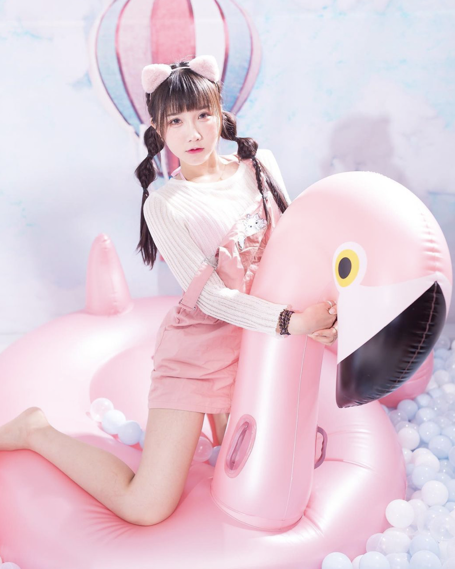 紀馨喬擁有洋娃娃的面孔。 圖：翻攝IG／qqe_52772