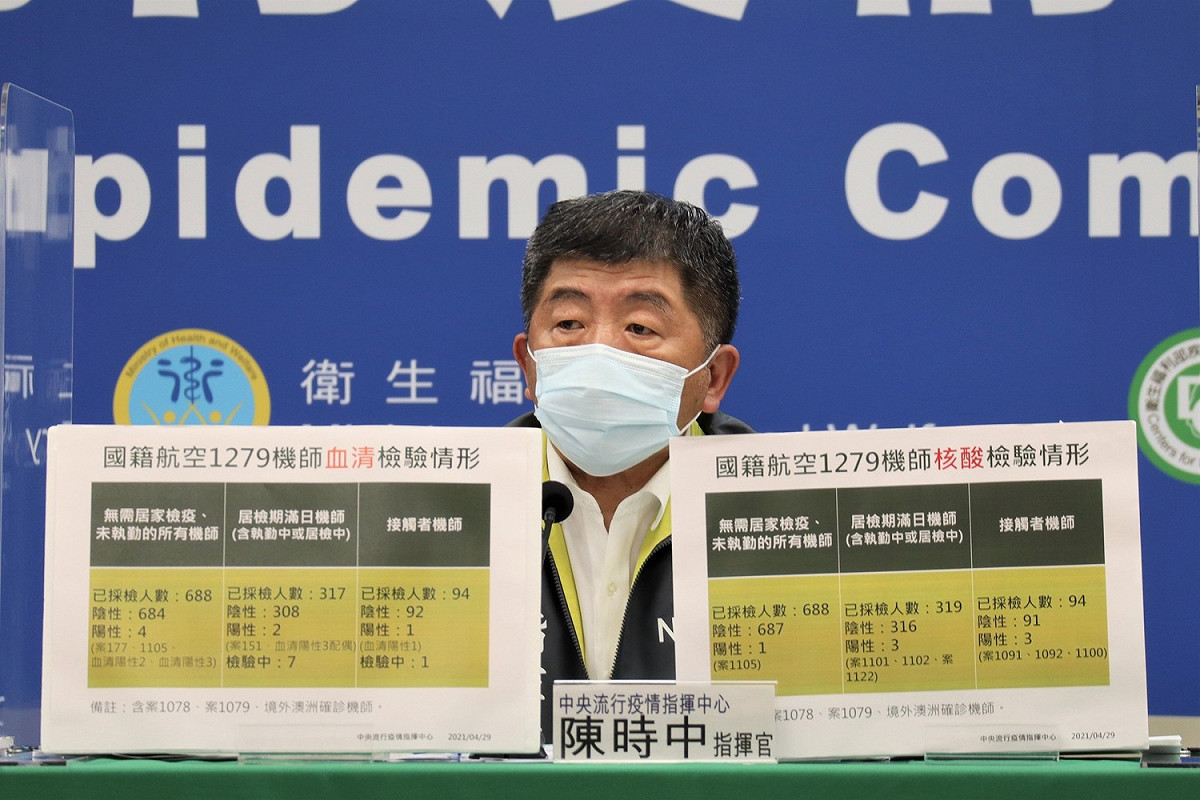 中央流行疫情指揮中心指揮官陳時中。 圖：中央流行疫情指揮中心/提供