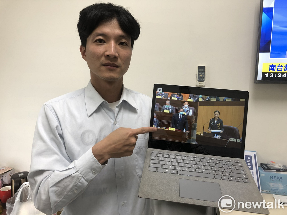 羅岳峰認為中央應重新思考疫調訊息公布的規範，不要一條法律兩個解釋，而忽略最根本民眾的知情權。 圖：林昀真／攝
