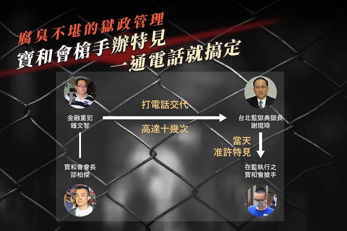 時代力量前立委黃國昌揭露北監核准接見弊端。 圖：翻攝自黃國昌臉書(資料照片)