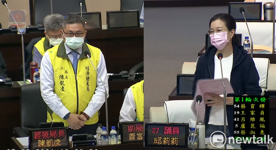 台南市議員邱莉莉指出，商圈的本質需重新檢視，分頭申請補助辦理活動只會讓效益分散，這種以路名或街廓輔導商圈成立的模式有待檢討。 圖：黃博郎／攝