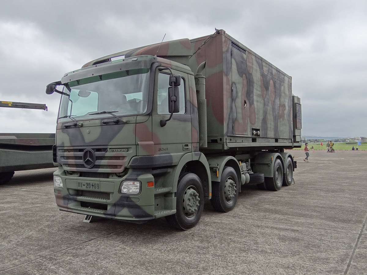 國軍野戰機動淨水車。 圖：軍聞社提供(資料照片)