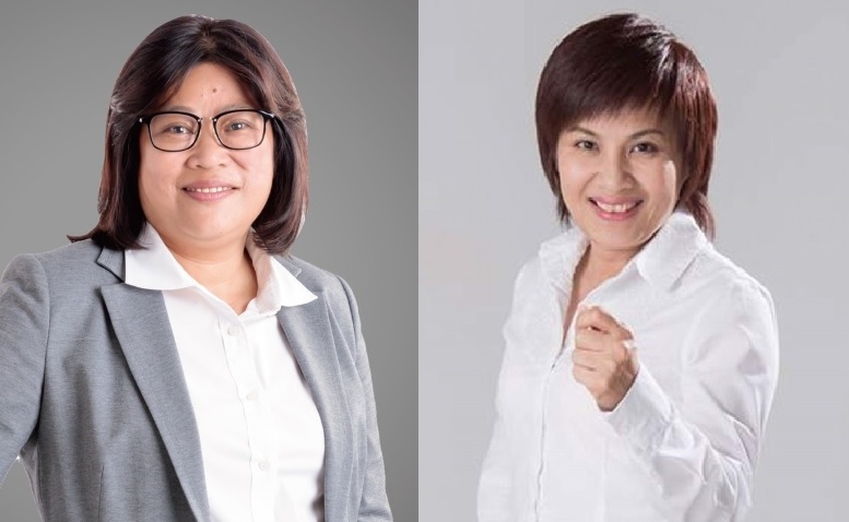 王美惠（左）和黃露慧（右）的從政歷程不盡相同。 圖：王美惠、黃露慧/提供（新頭殼合成照片）