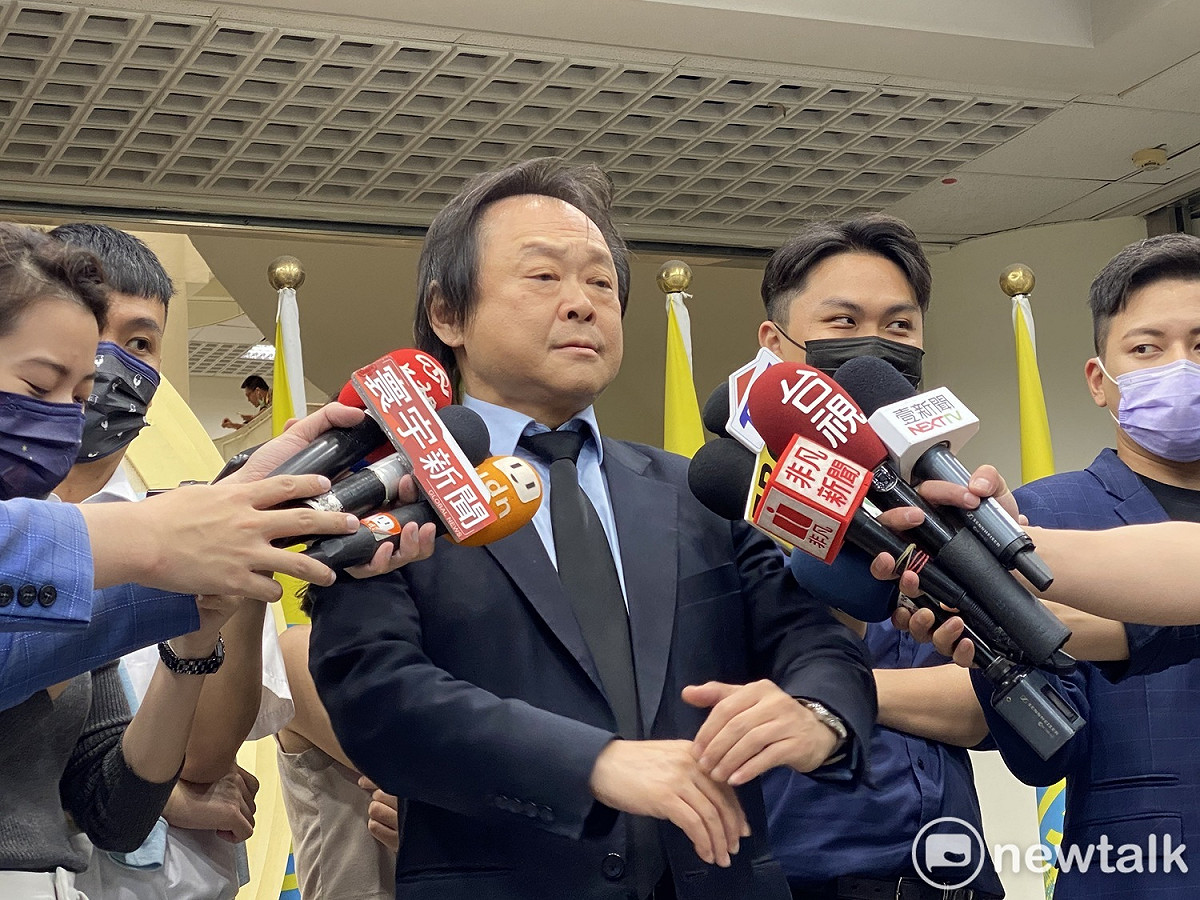 民進黨台北市議員王世堅。 圖：周煊惠 / 攝