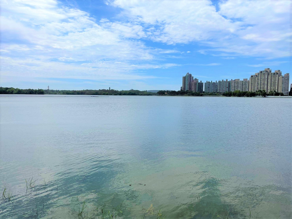 澄清湖重現湖光美景。 圖：高雄市政府提供
