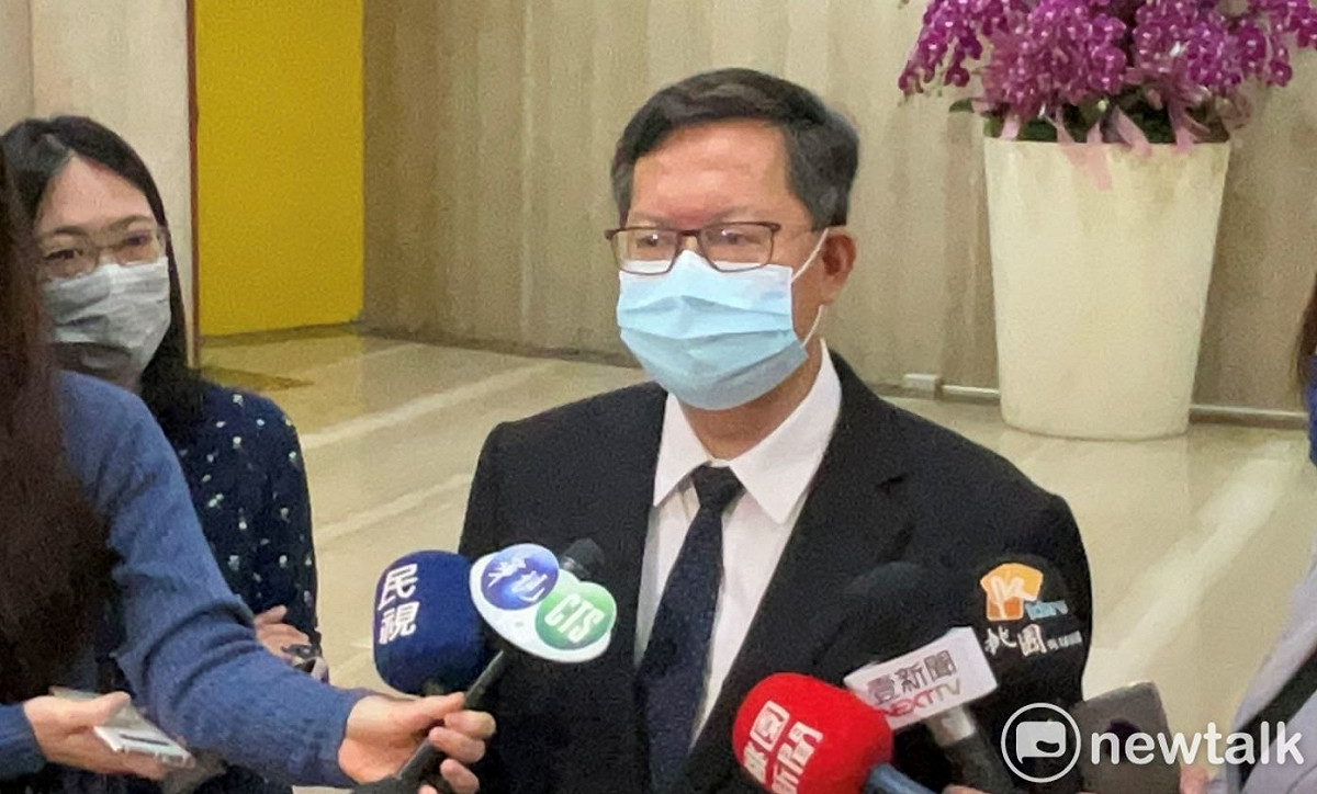 鄭文燦認為飯店若要做為機組員檢疫處所應以獨棟方式進行，不能與一般旅客混住。 圖：林昀真／攝