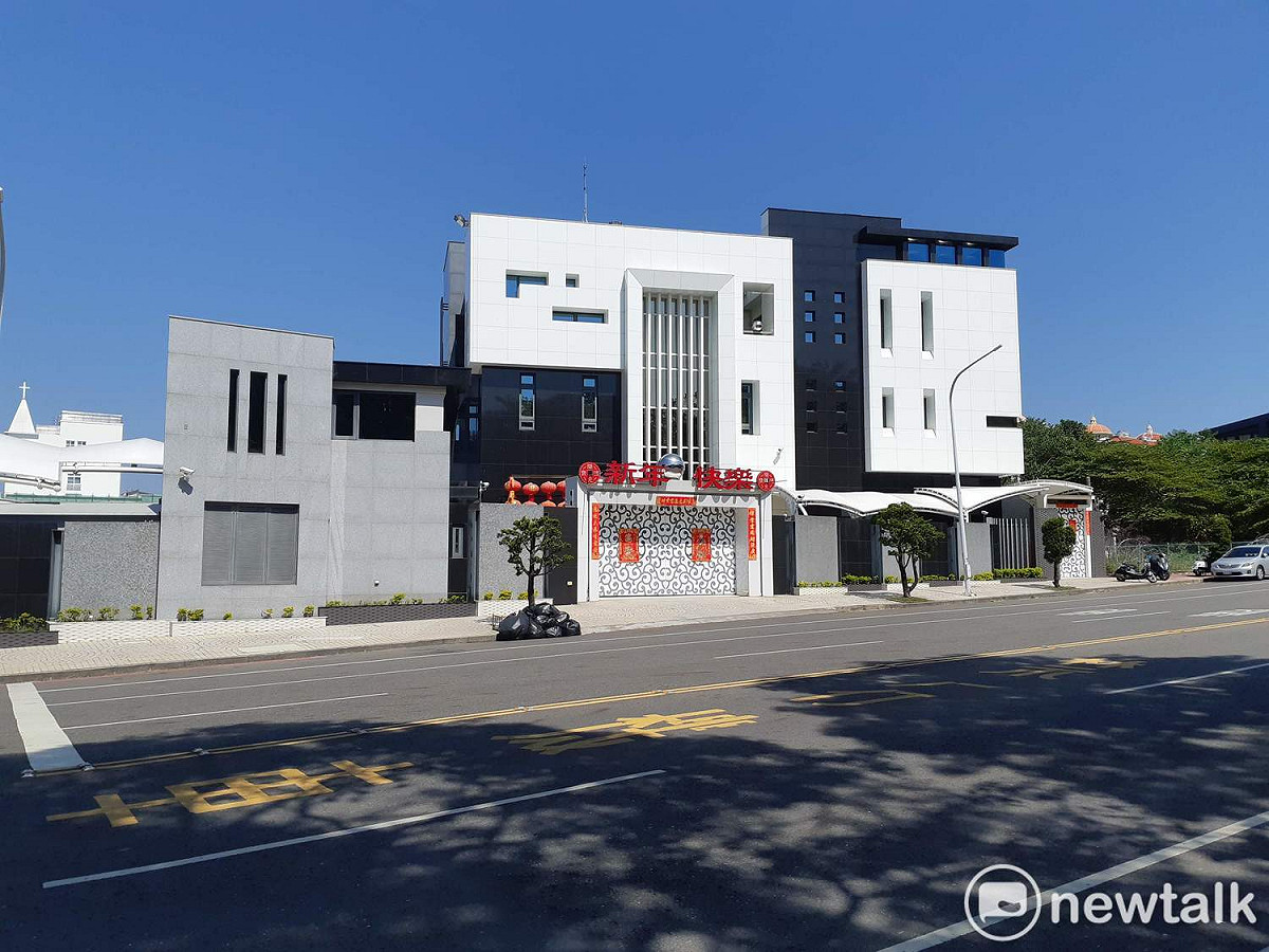 陳盈助位於嘉義市大雅路的接待所相當氣派。 圖：蔡坤龍/攝（資料照）