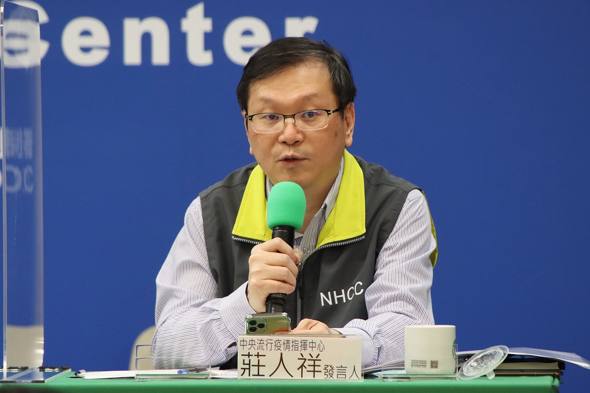中央流行疫情指揮中心發言人莊人祥 圖：中央流行疫情指揮中心/提供