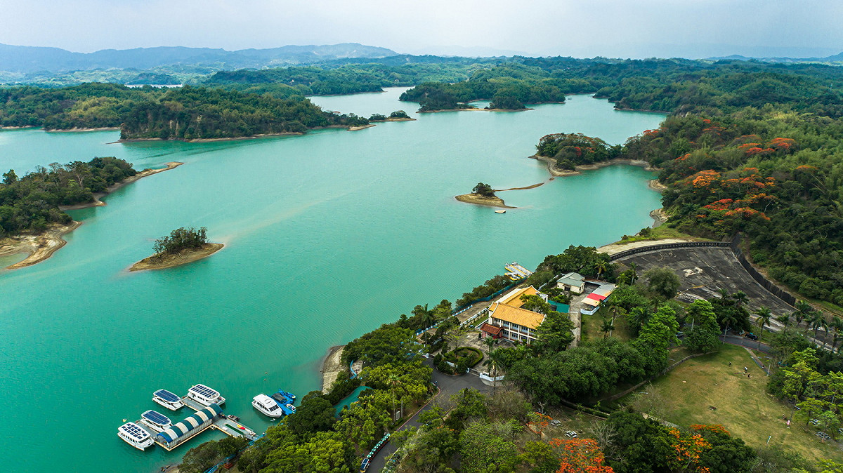 烏山頭水庫-珊瑚潭。 圖：台南觀旅局/提供