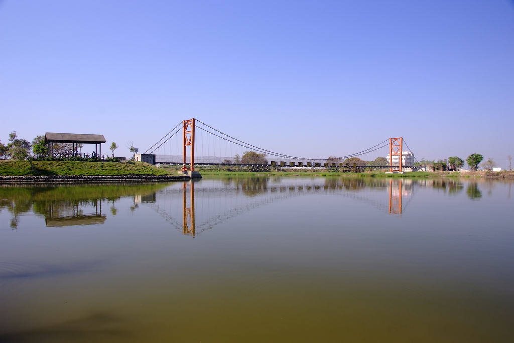 官田鄉葫蘆埤自然生態公園。 圖：台南觀旅局/提供