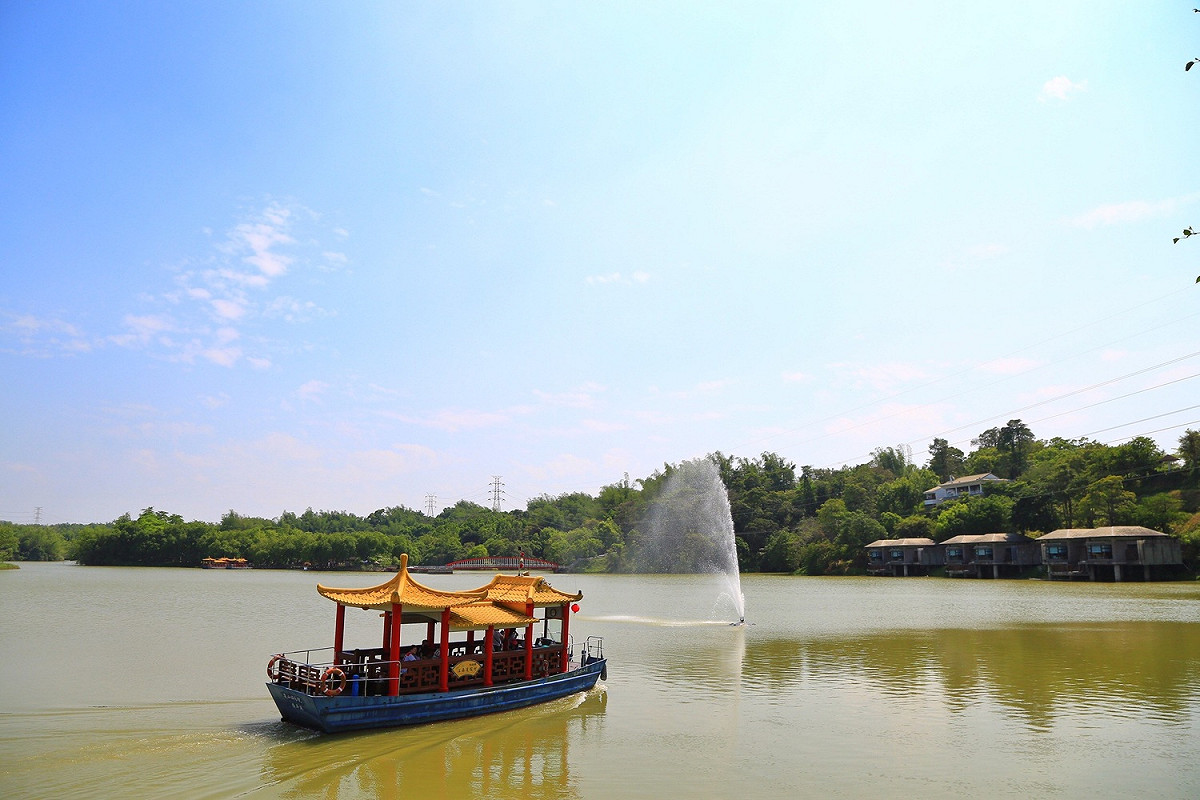 尖山埤江南渡假村。 圖：台南觀旅局/提供