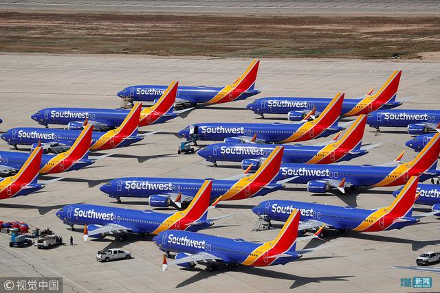 美國西南航空機隊。 圖 : 翻攝自視覺中國