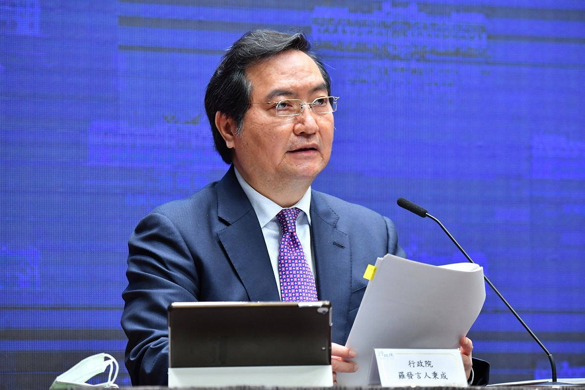 行政院發言人羅秉成。 圖：行政院提供