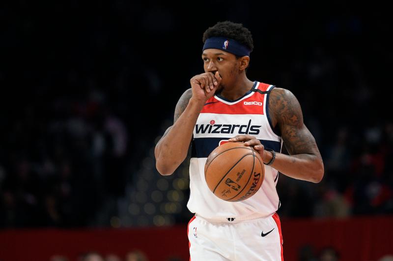 巫師球星Bradley Beal。 圖／美聯社／達志影像