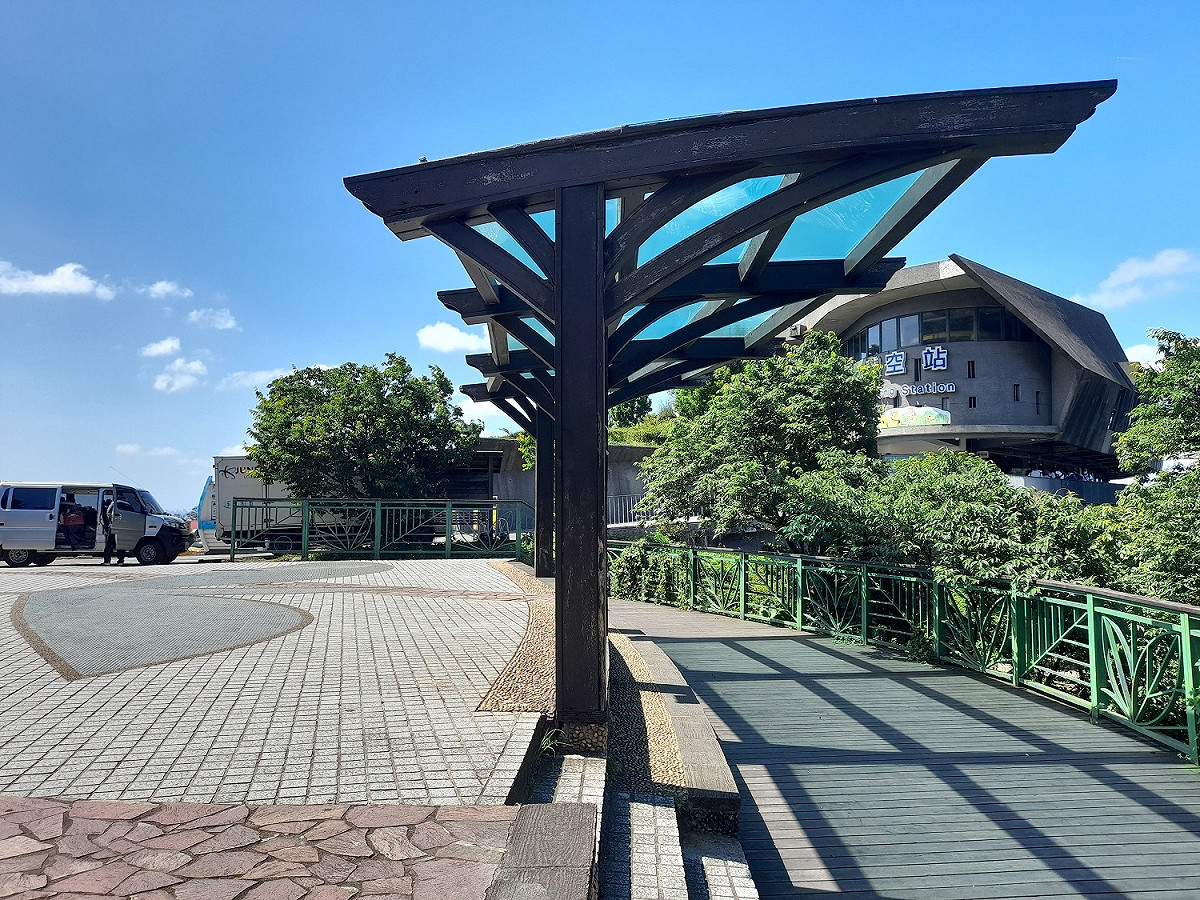 集合點–貓空纜車站外平台。 圖：北市大地處／提供