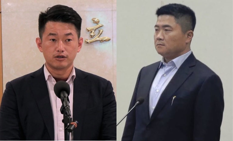前立委顏寬恒(右)再度於個人臉書向陳柏惟發表公開信。 圖：謝孟華、黃建豪/攝(合成圖)