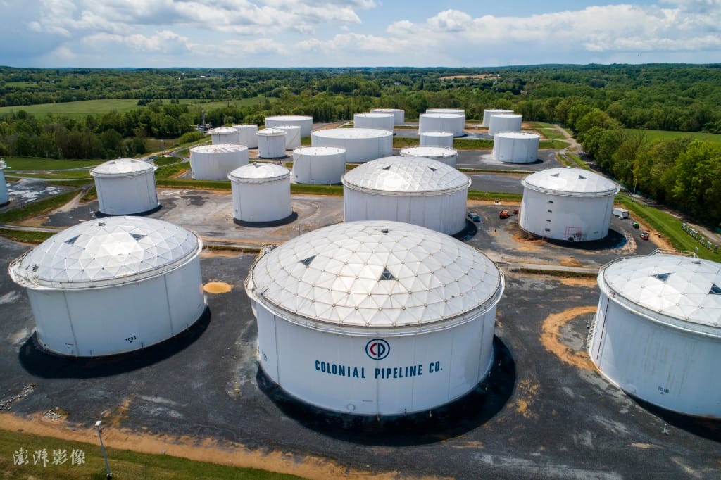 美國最大的成品油管道運營商科洛尼爾管道公司 (Colonial Pipeline)。 圖 : 翻攝自澎派影像