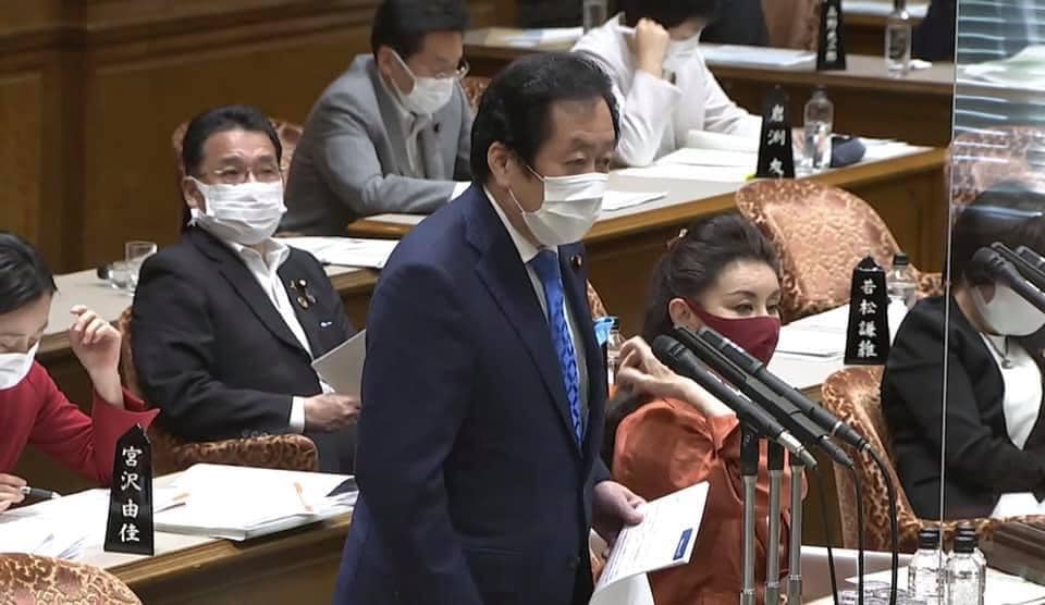 日本維新會參議員石井章。 圖：翻攝謝長廷臉書