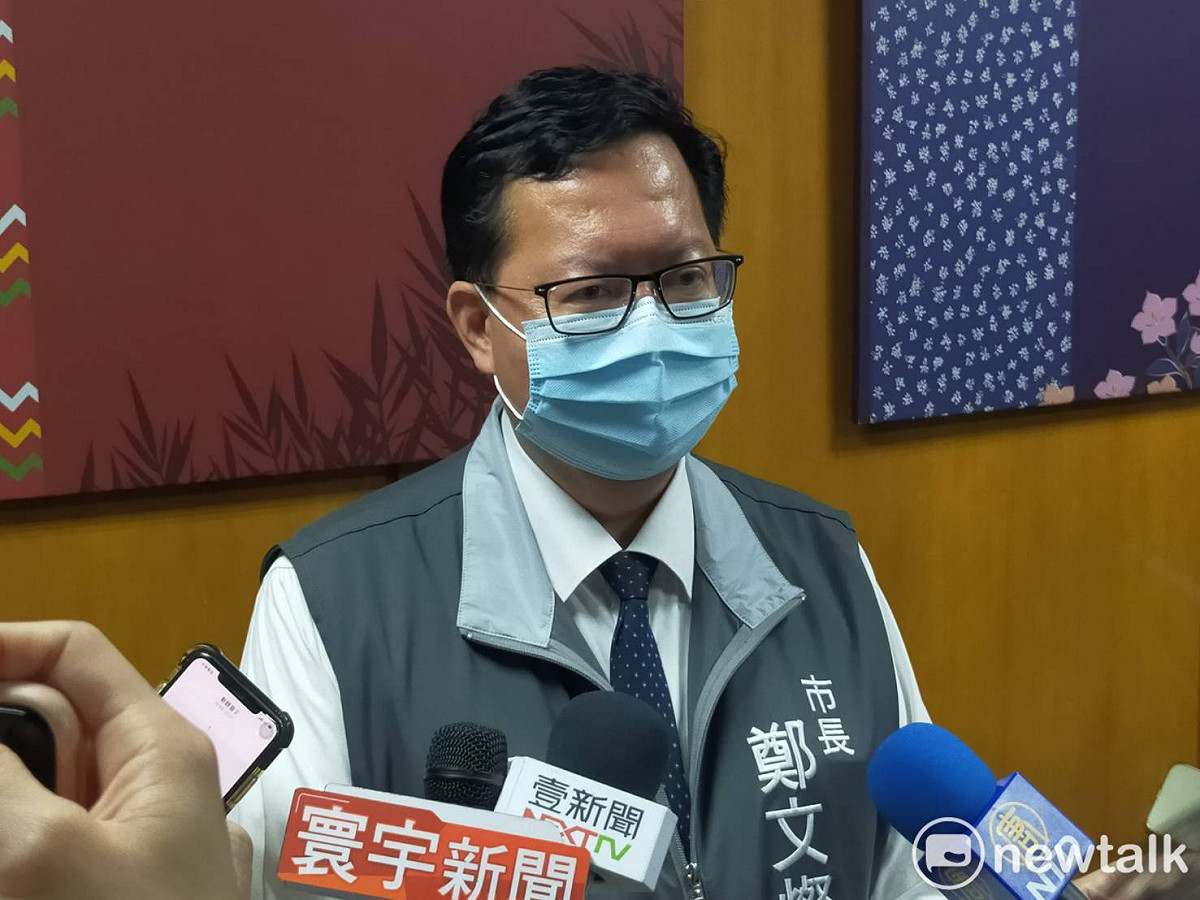 鄭文燦表示，諾富特飯店之後將做為專責防疫旅館， 圖：林昀真／攝