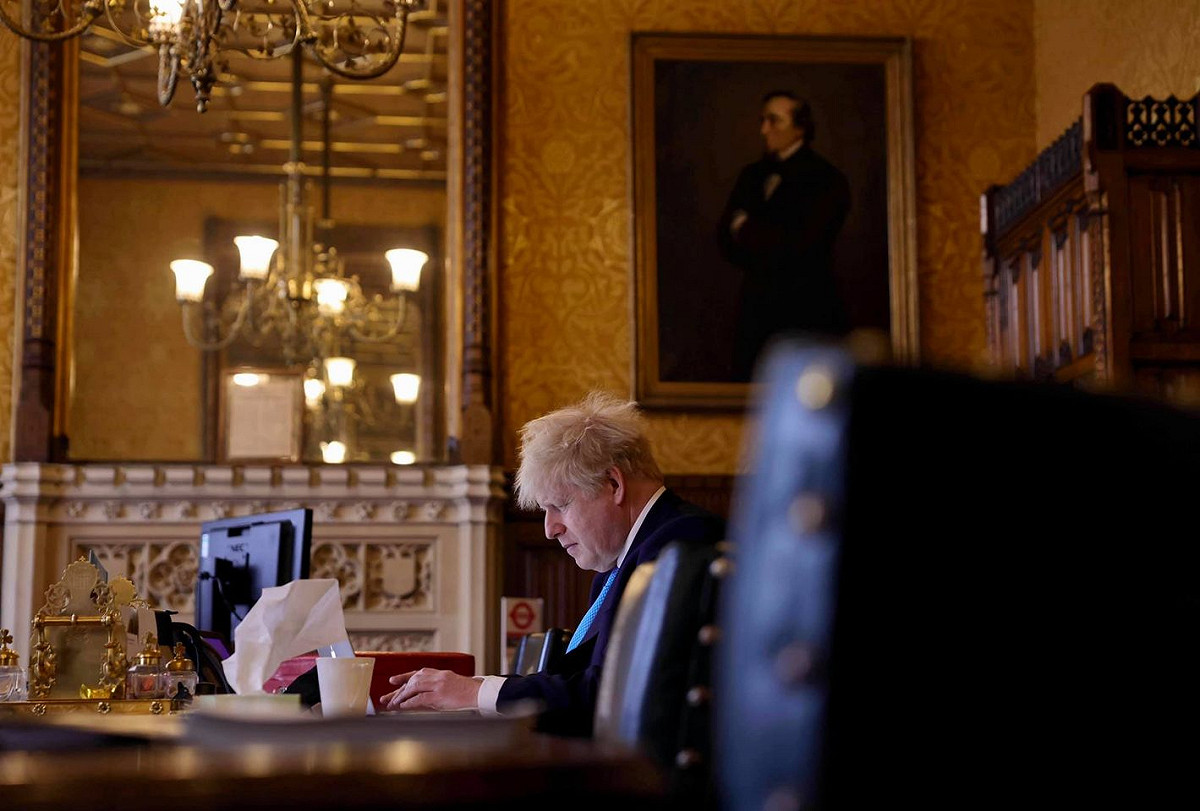 英國首相強生。 圖：翻攝自強生臉書（資料照）