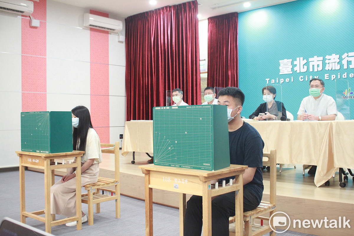 國中會考本週末登場，北市考生午餐將採防疫隔板。 圖：周煊惠 / 攝(資料照)