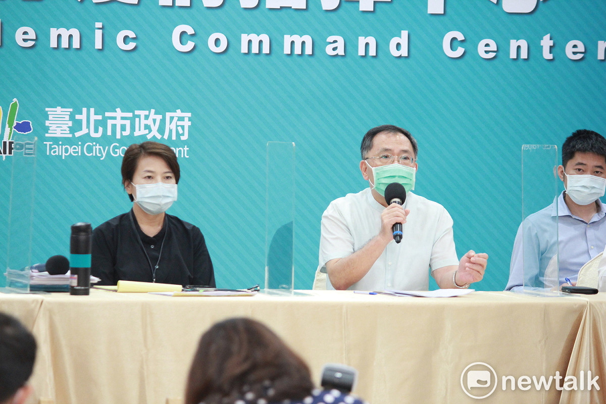 台北市副市長黃珊珊、蔡炳坤。 圖：周煊惠 / 攝
