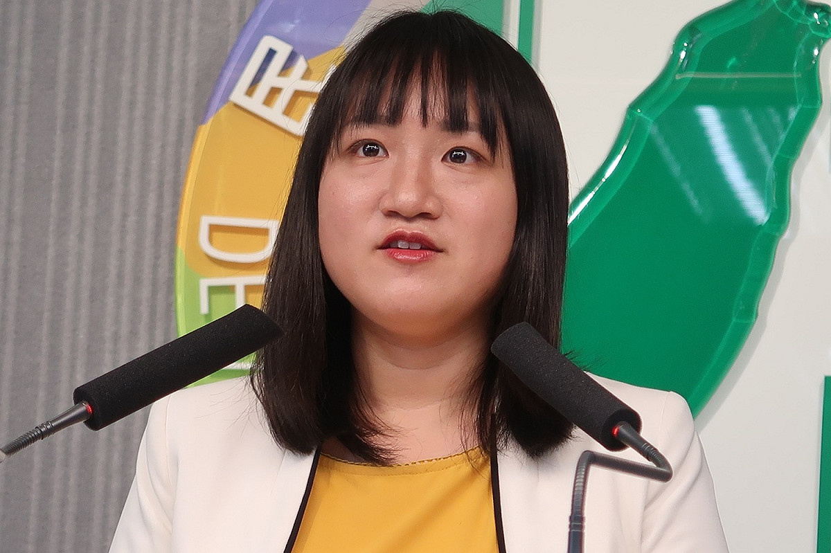 民進黨發言人謝佩芬 圖：林朝億/攝