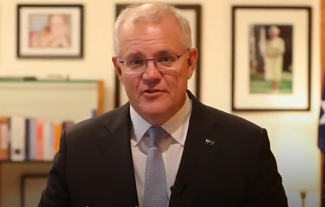 澳洲總理莫里森（Scott Morrison）。 圖：翻攝Scott Morrison推特（資料照）
