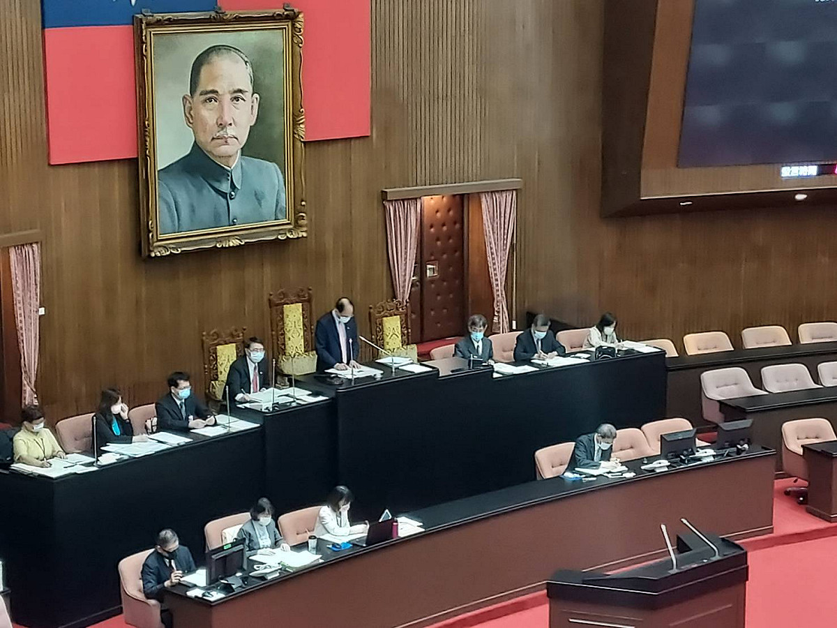 立院昨晚發函指揮中心，指揮中心回覆同意開會。 圖:陳佩君/攝