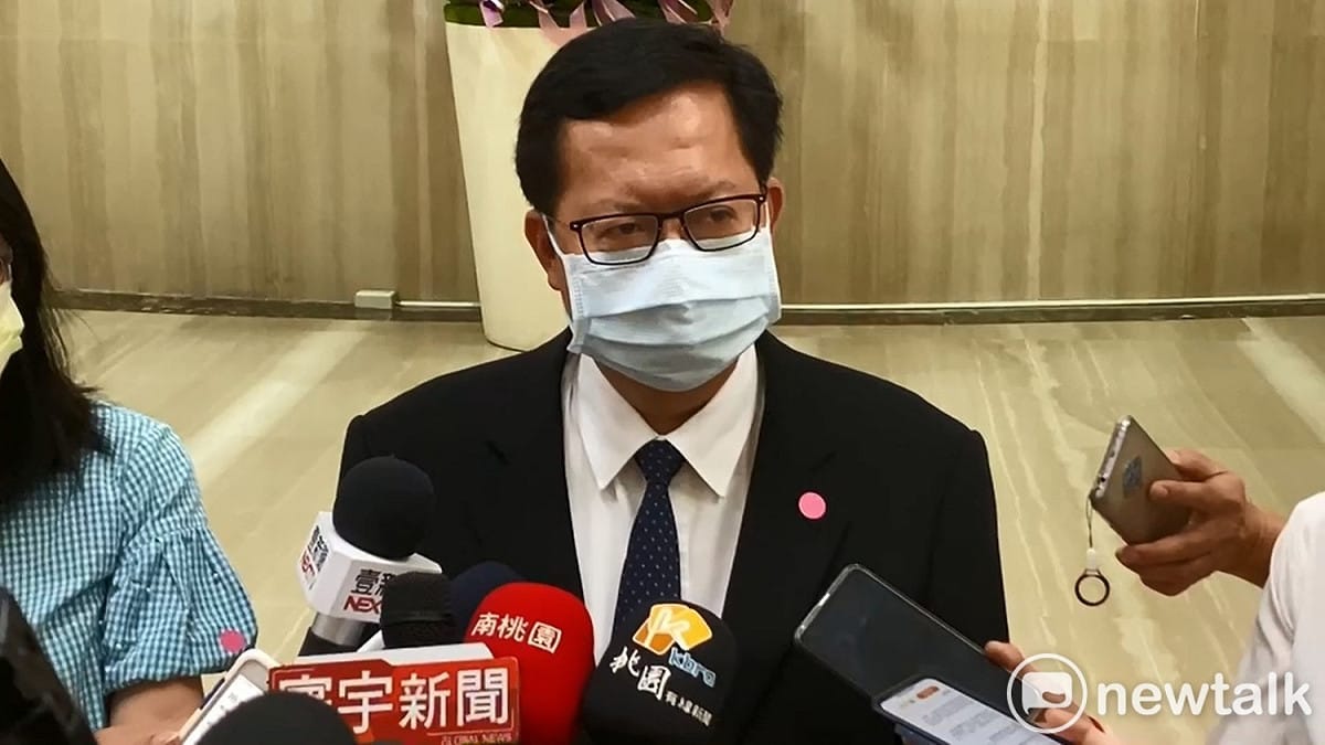 鄭文燦表示，諾富特今完成清消作業後，經中央與地方一同檢查過關後，諾富特才可能恢復營運作為機組員防疫旅館。 圖：林昀真／攝