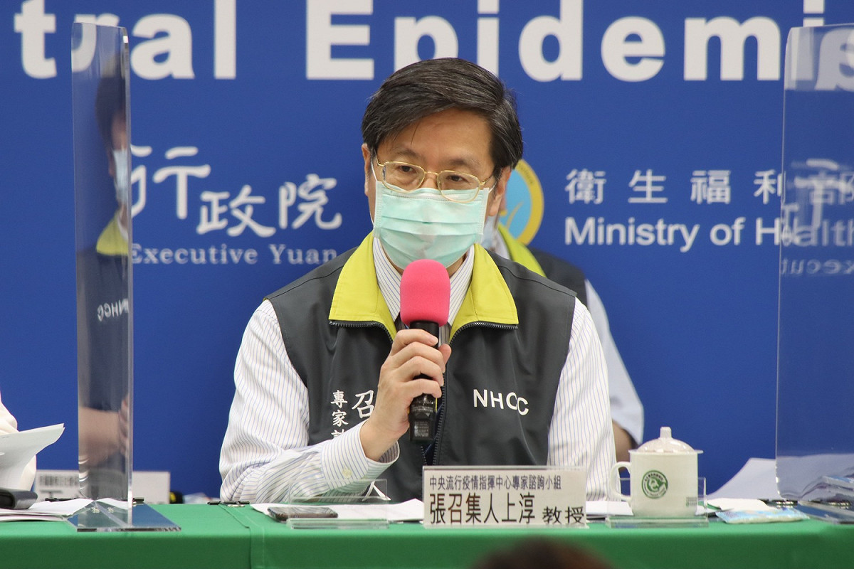中央流行疫情指揮中心專家諮詢小組召集人張上淳。 圖：中央流行疫情指揮中心／提供
