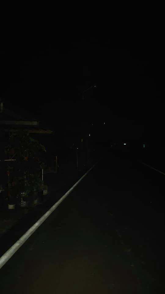 517晚間再輪流停電。（圖為宜蘭縣三星鄉） 圖：新頭殼讀者 提供