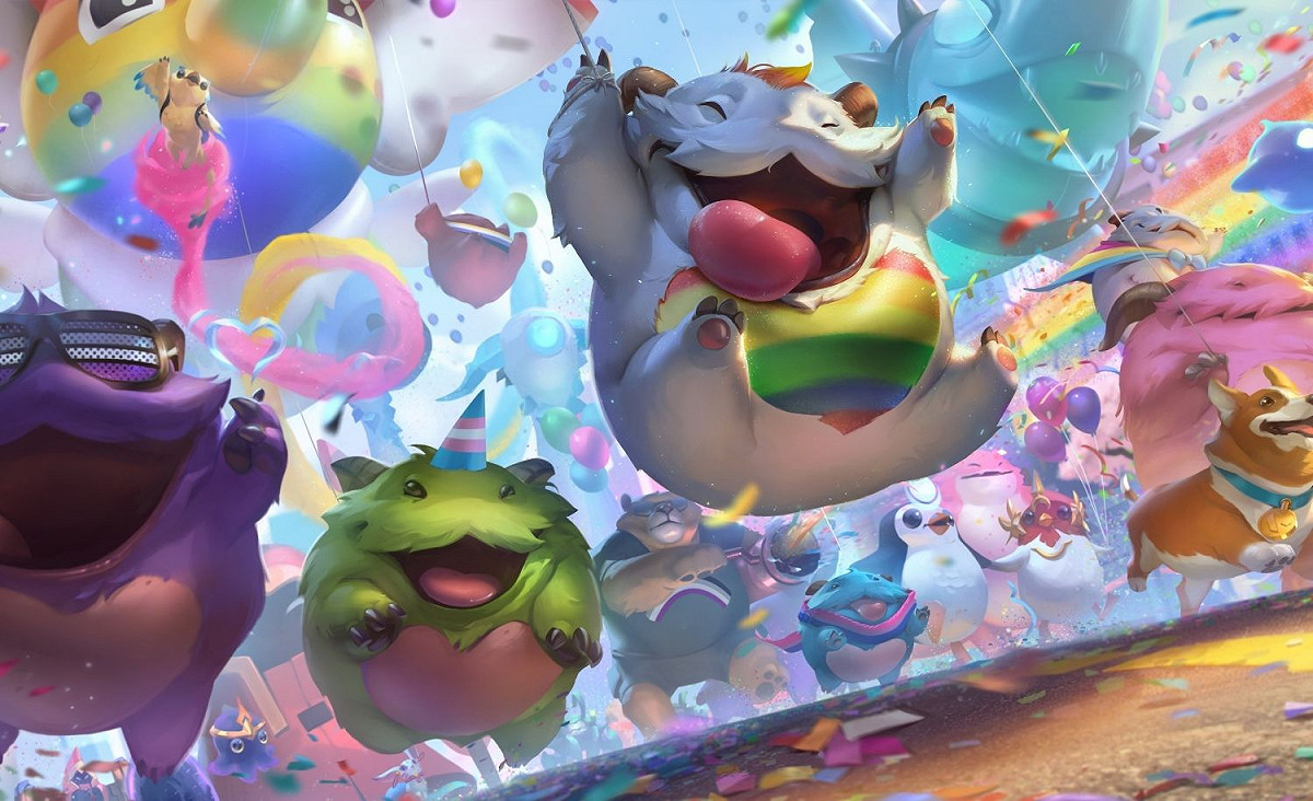 Riot於旗下遊戲中舉辦世界不再恐同日活動。 圖：翻攝自LoL官網