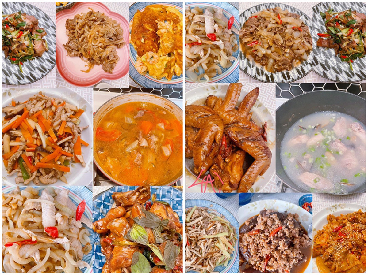 一系列美食照也引起網友驚嘆她手藝出乎意料地好。 圖：翻攝自林心如FB