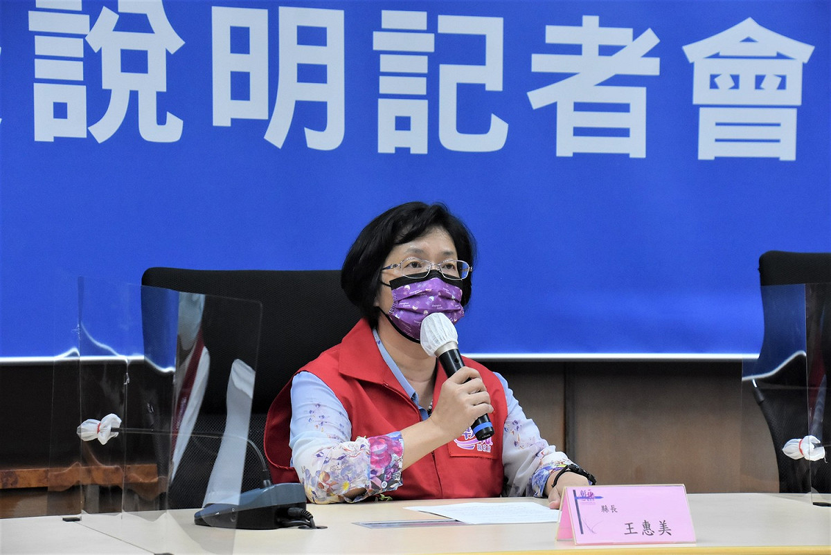 彰化縣長王惠美說明最新疫情及防疫作為。 圖：彰化縣政府/提供