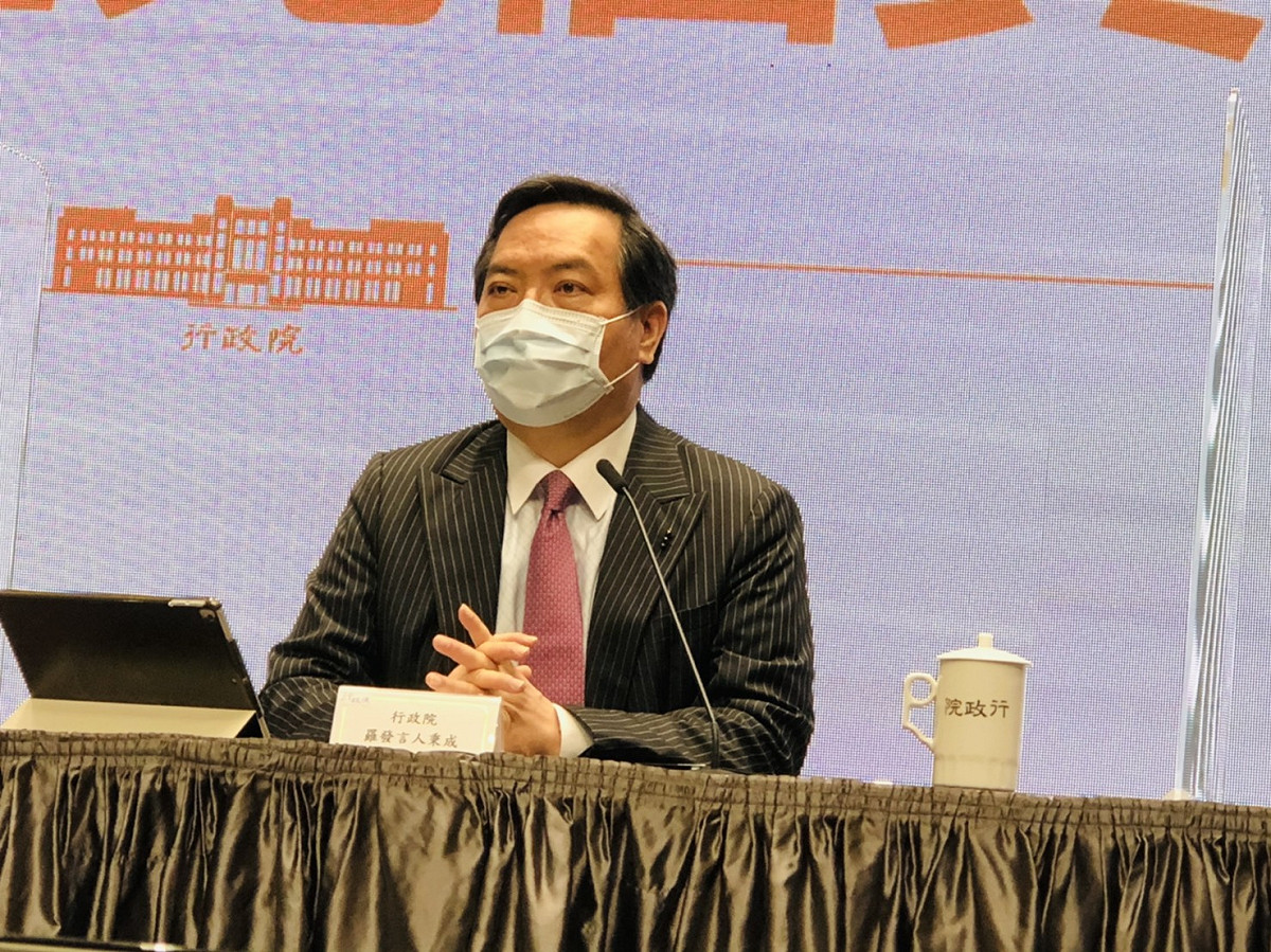 行政院政委兼發言人羅秉成。 圖：謝莉慧/攝