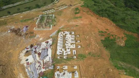 建商違法在廣西國家地質公園內開發。 圖 : 翻攝自騰訊網