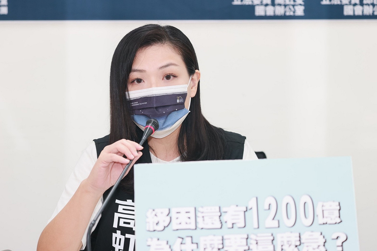 民眾黨團副總召高虹安。 圖：民眾黨團 / 提供