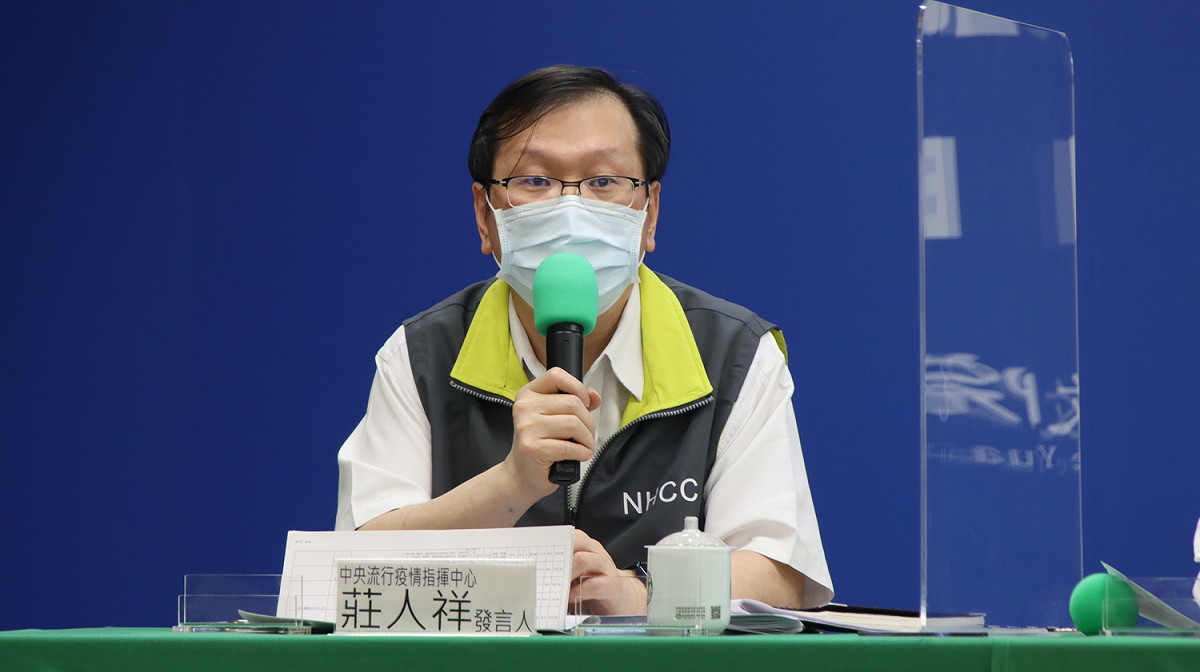 指揮中心發言人莊人祥。 圖：中央流行疫情指揮中心/提供