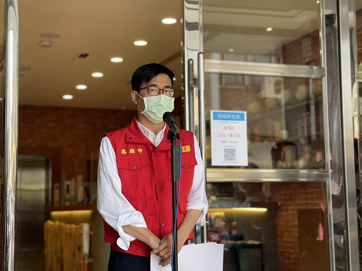 陳其邁宣佈防疫旅館第一線員工每月加發3000元津貼。 圖：高雄市觀光局/提供