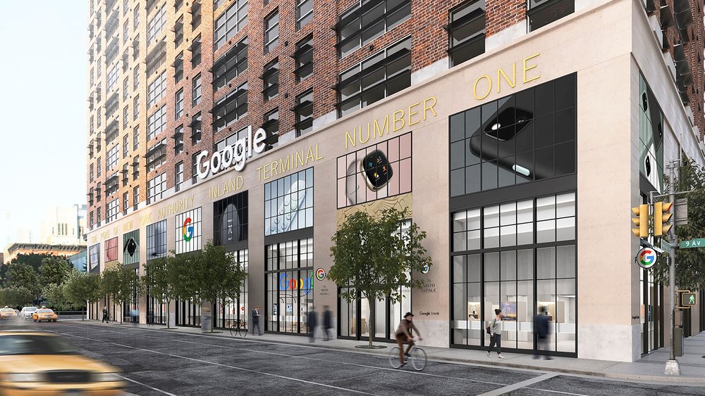 Google即將在美國紐約開第一家實體店面。 圖：翻攝自Google