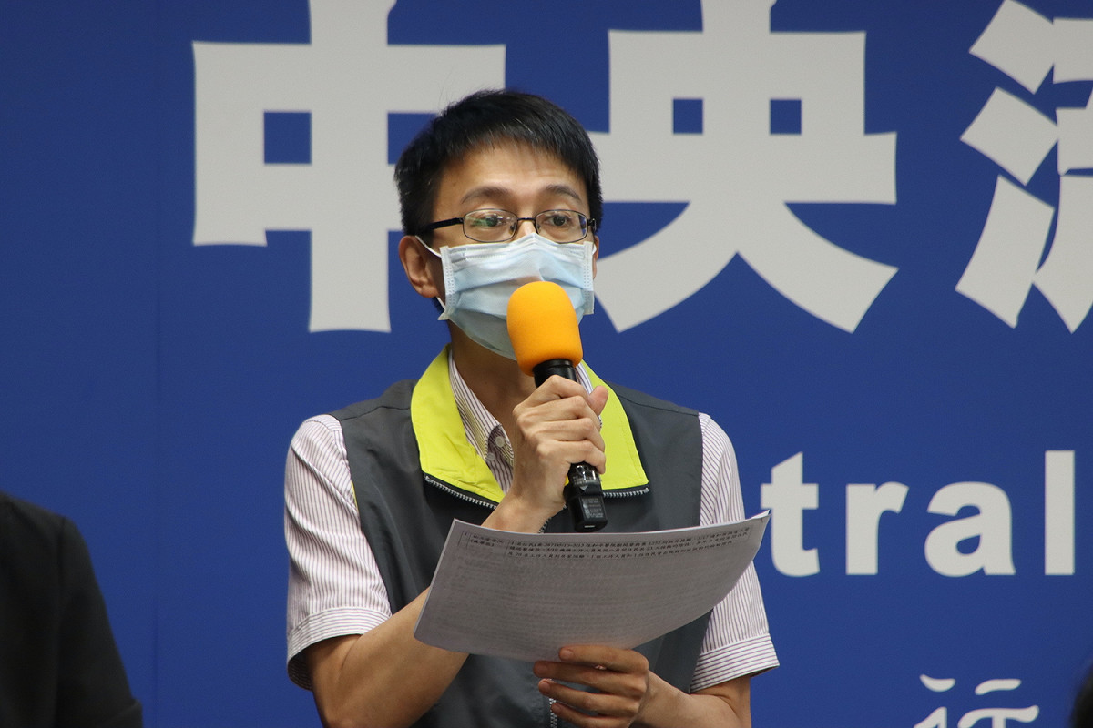 指揮中心醫療應變組副組長羅一鈞證實，聯合醫院及部立台北醫院有護理師確診。 圖：中央流行疫情指揮中心/提供