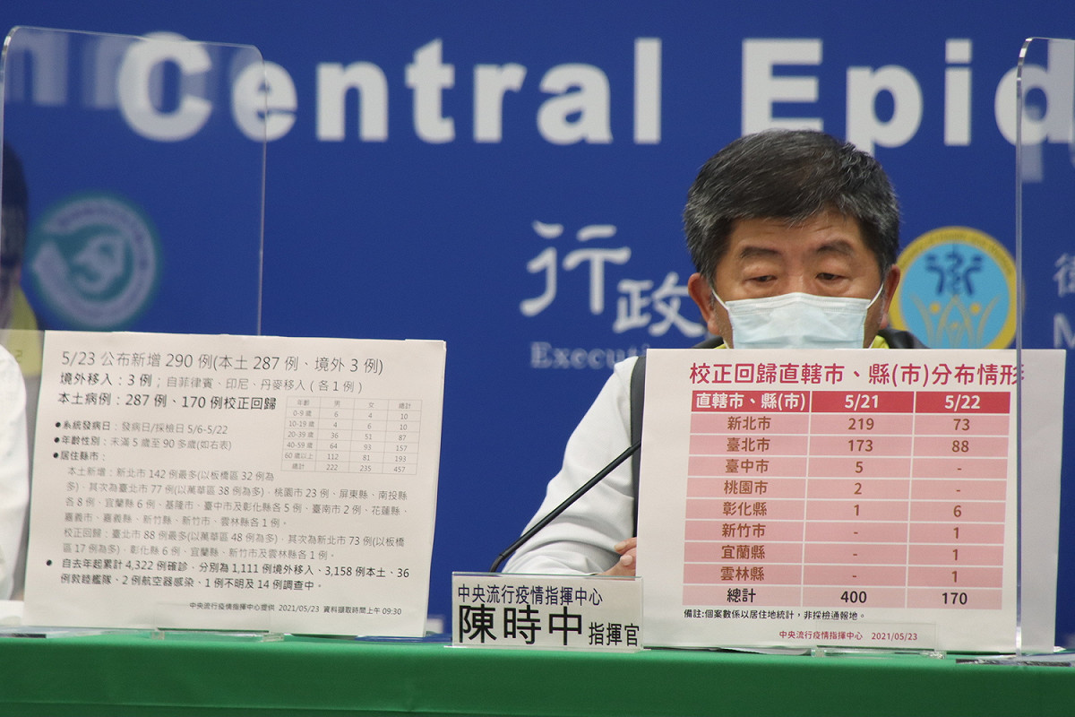 中央流行疫情指揮中心指揮官陳時中。 圖：中央流行疫情指揮中心/提供